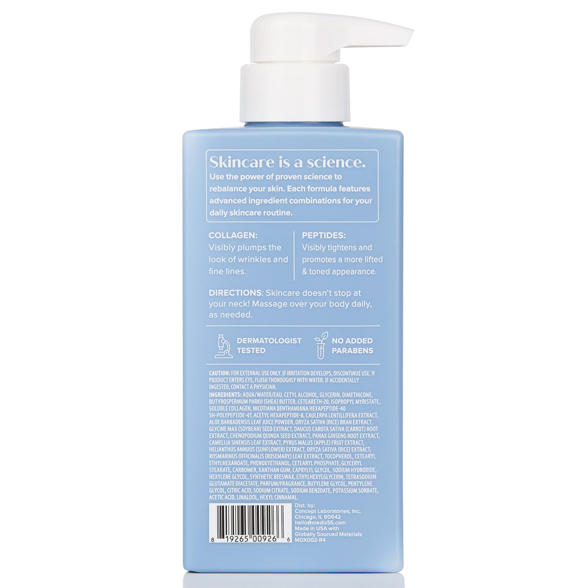 Medix 5.5 exfoliating face wash in use on the skin