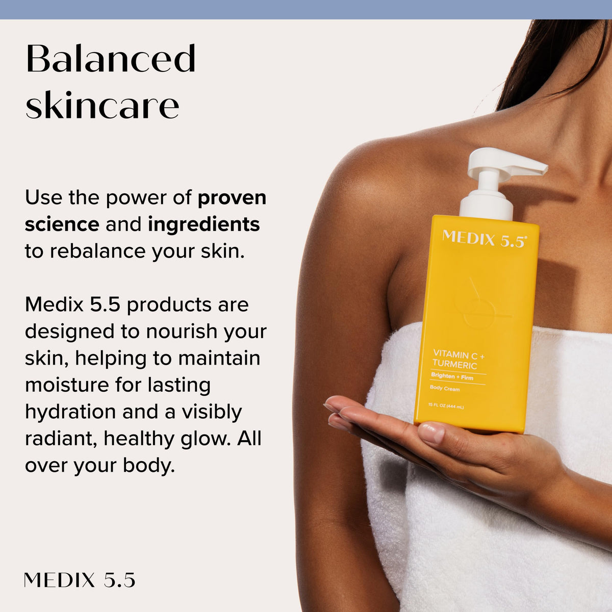 Ingredients highlight: Shea Butter for deep hydration in Medix 5.5 Vitamin C cream.
