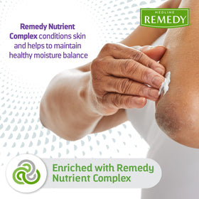 Medline Remedy safflower oleosomes feature close-up illustrating deep, non-greasy hydration.