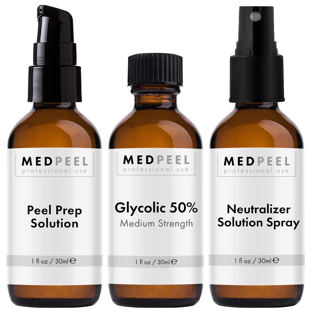 MedPeel Glycolic 50% kit front view for at-home exfoliation