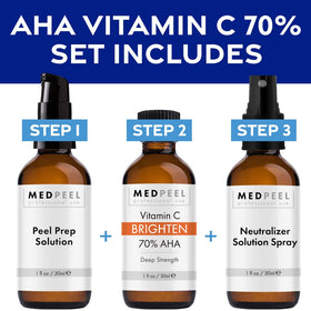 Medpeel neutralizer bottle for safe at-home neutralization after peel.