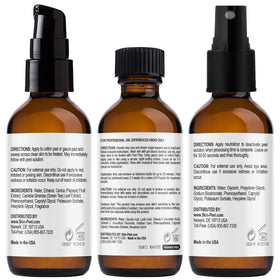 Medpeel peel prep bottle for pre-treatment skincare steps.