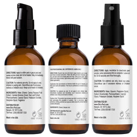 MedPeel 30% kit front displaying the three-step system for controlled resurfacing.