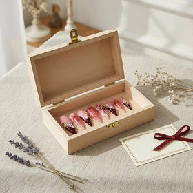 Meemooron reusable press-on nails kit for quick DIY manicures.