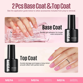 MEFA top coat 7ml for durable gloss and protection