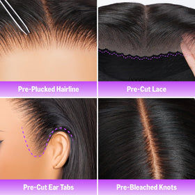 Megalook hair natural black shade for versatile styling from straight to braids