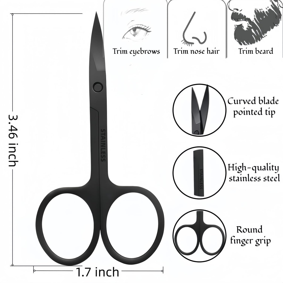 Megan straight edge razor in use for controlled shaping
