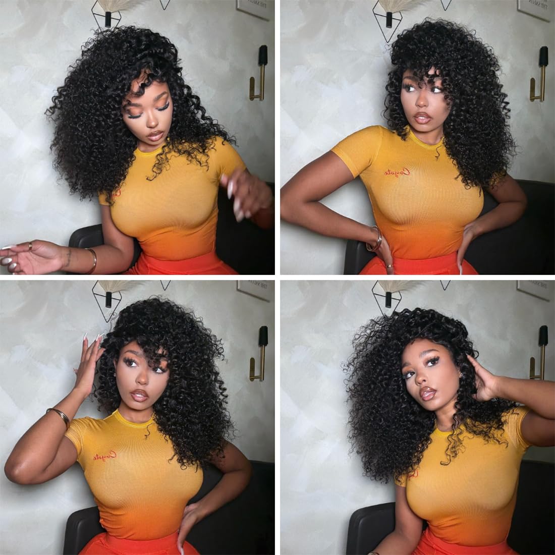 Megeen Burmese curly bundles care-ready set ideal for long-lasting curls.