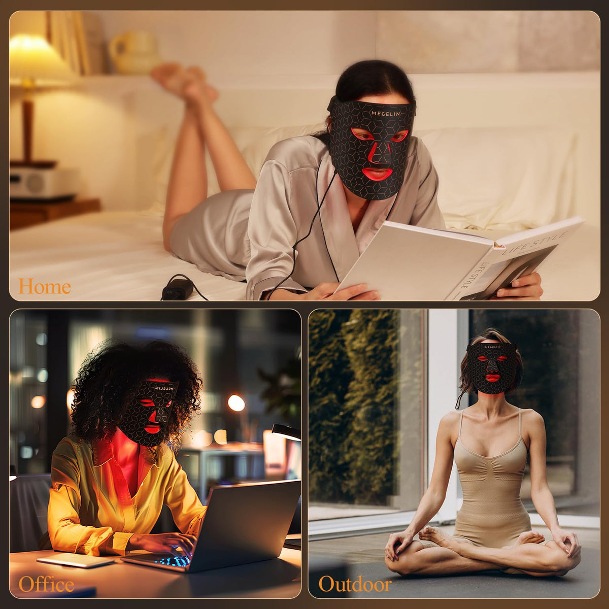 MEGELIN folded portable mask demonstrating travel friendliness