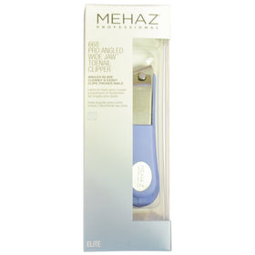 Mehaz 668 Pro Angled Wide Jaw Toenail Clipper in use shows ergonomic grip for comfort