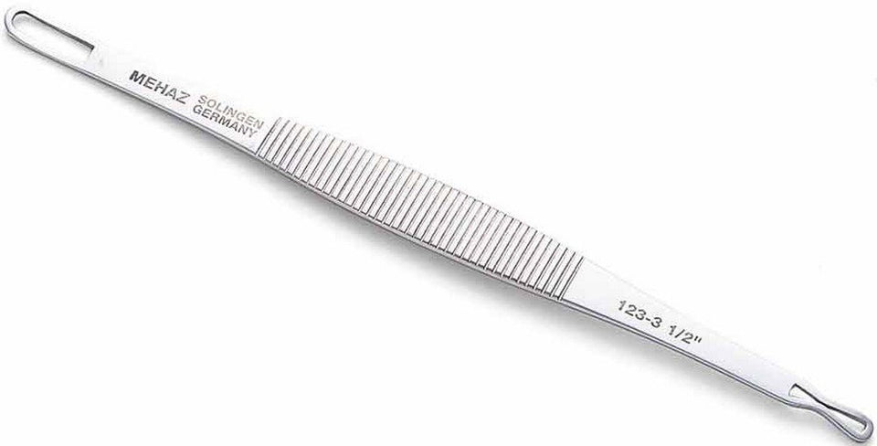 Mehz Schamberg extractor in stainless steel for precise pore cleansing and blackhead removal