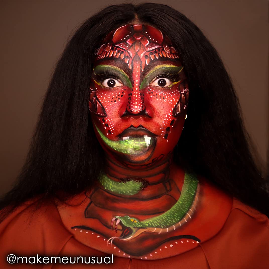 Mehron CreamBlend Stick on hand demonstrates blendable texture for seamless shading.