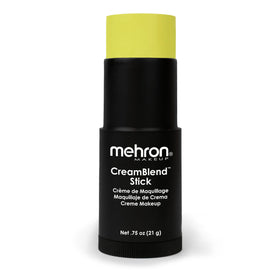 Mehron CreamBlend Stick Ogre Green packaging for quick, professional makeup access.