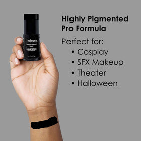Mehron CreamBlend Stick blend-on-skin demonstrates easy application.