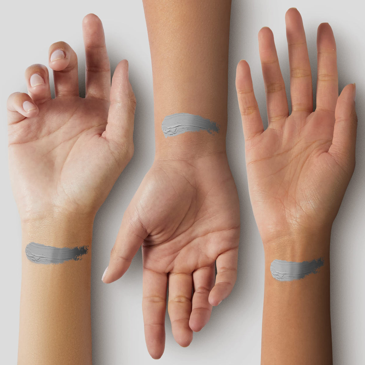 Mehron CreamBlend Stick Light Grey skin blend for seamless coverage.