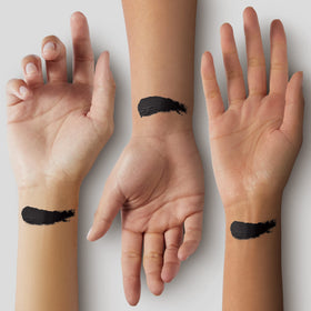 Mehron CreamBlend Stick on-skin demonstration for even coverage across tones.