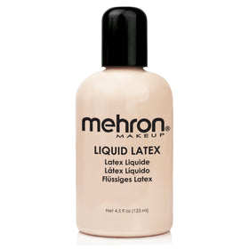Mehron Liquid Latex Light Flesh bottle for professional FX adhesion.