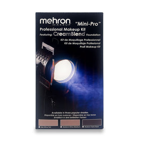 Mehron Mini-Pro Student Kit packaging in a portable case for easy travel.