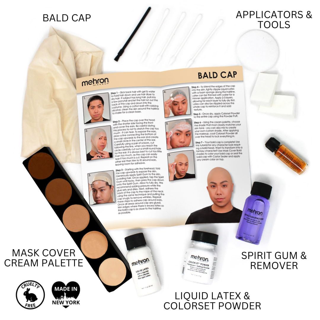 Mehron Premium Character Kit face paints offer vibrant color for cosplay.