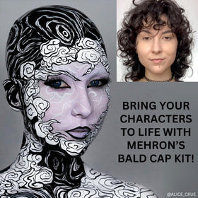 Mehron Premium Character Kit instruction guide for step-by-step makeup.
