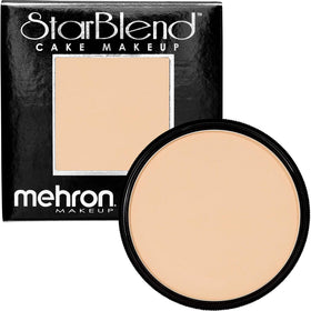Mehron StarBlend Cake Light Buff packaging for professional stage makeup.