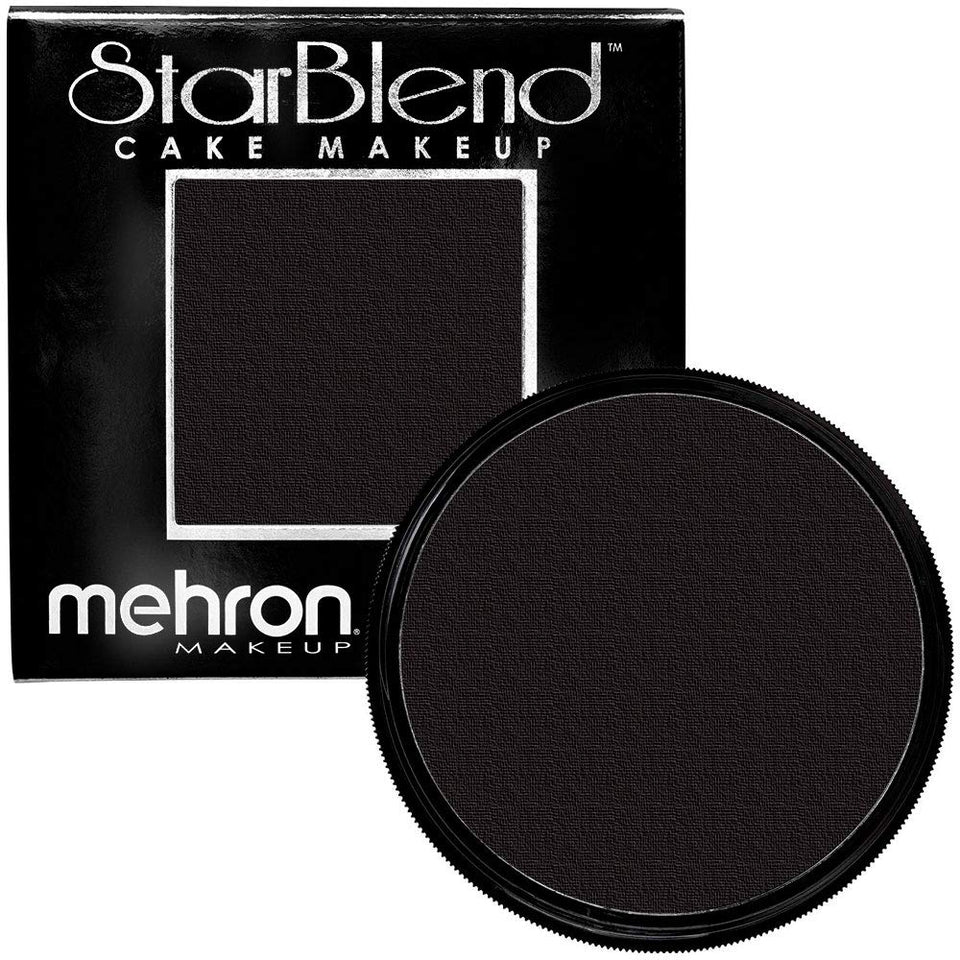 Mehron StarBlend cake makeup compact for versatile skin coverage.