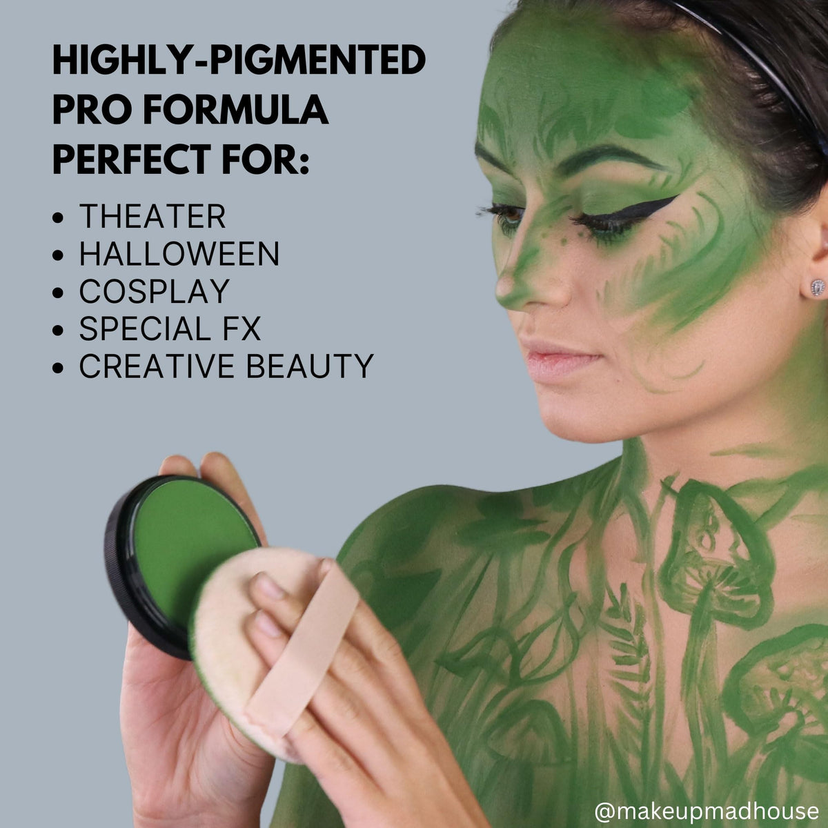 Mehron StarBlend color range supports skin tones and creative looks.