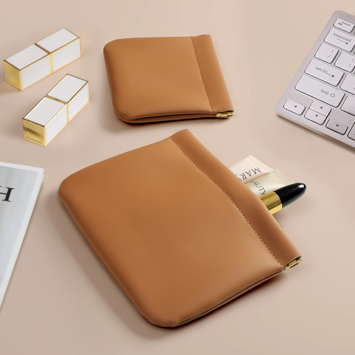 Meibooch compact travel pouch designed for daily use and style.