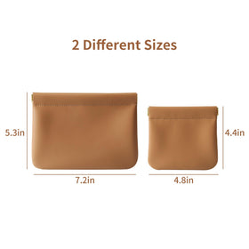 Meibooch smaller pouch ideal for lipstick, coins, and jewelry.