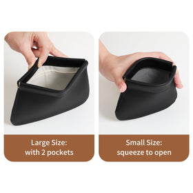 MEIBOOCH squeeze-top closure demonstrates easy one-handed opening and secure seal