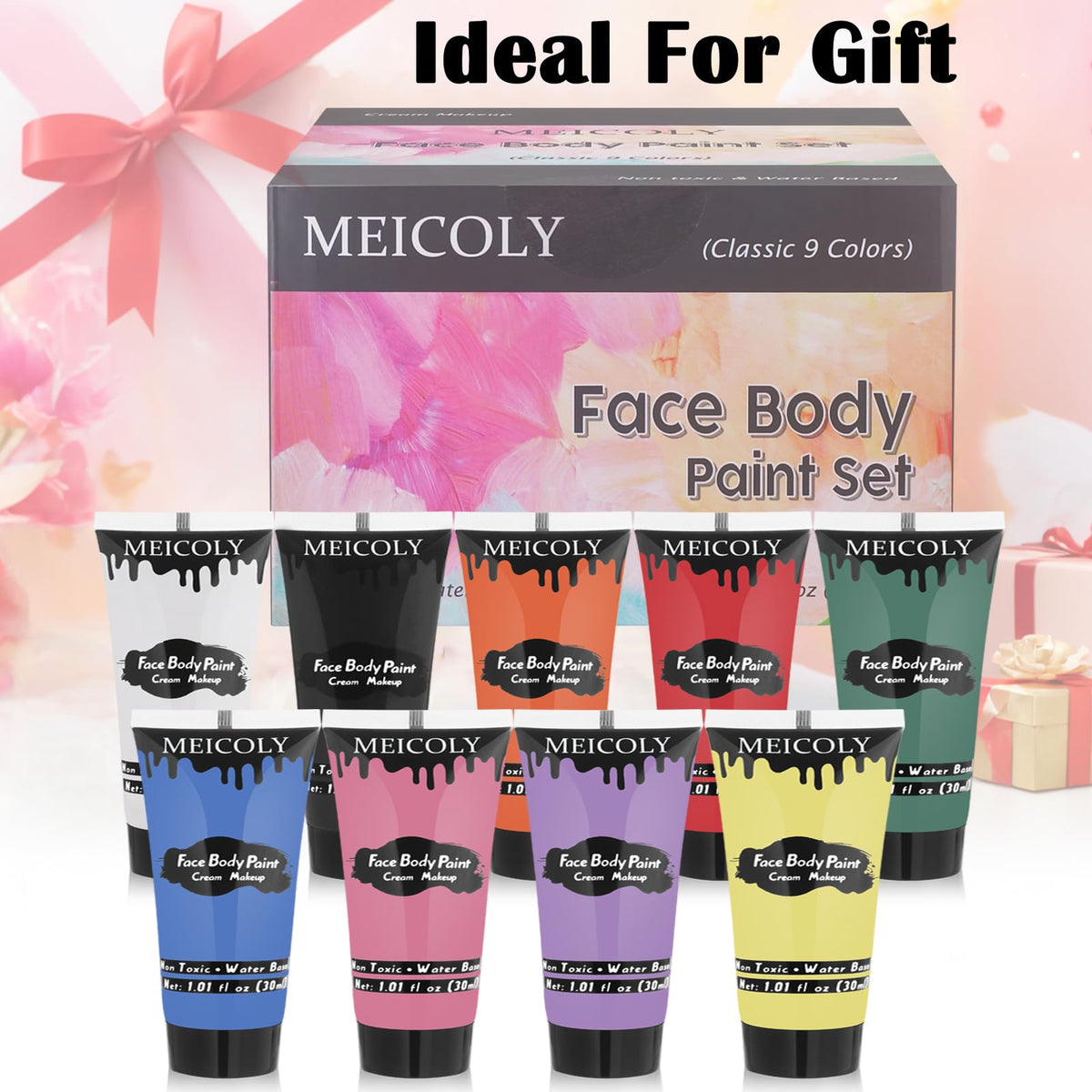 MEICOLY Halloween cosplay makeup for kids and adults.