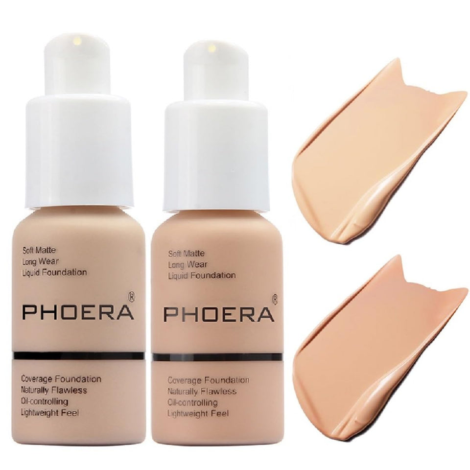 Meifen Phoera Foundation shade 102 Nude bottle for natural finish.
