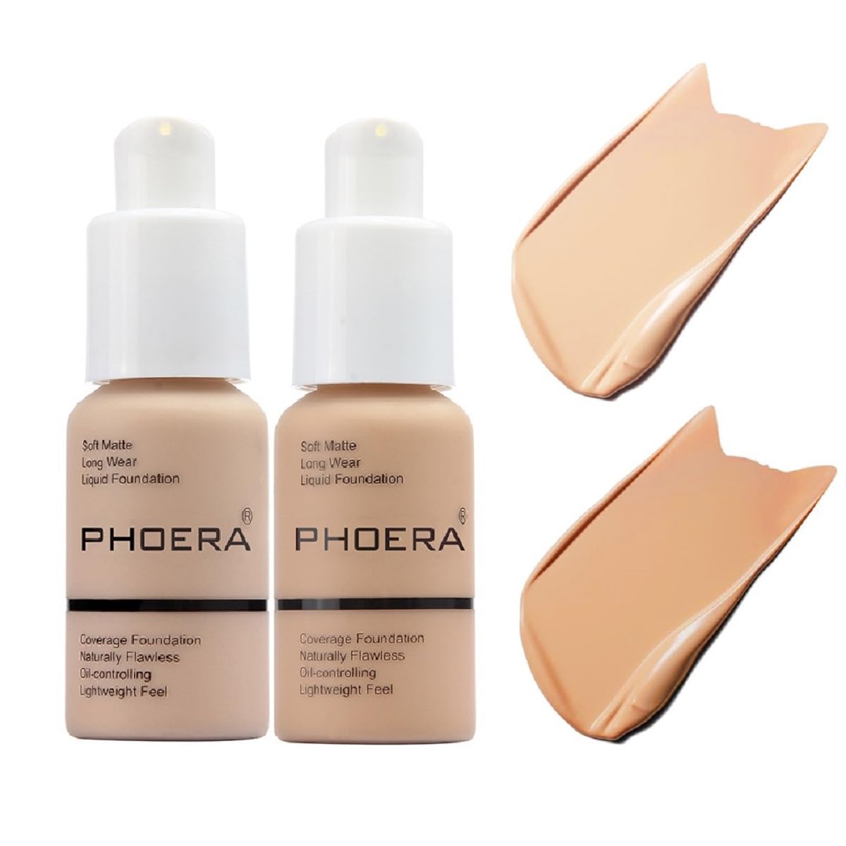 Meifen Phoera foundation 102 Nude swatch for natural, seamless coverage.