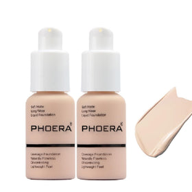 Meifen Phoera porcelain bottle front showing the matte foundation 101 Porcelain for smooth coverage
