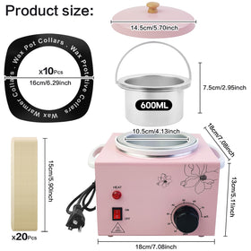 Meigons wax warmer with temperature control for safe, consistent heating.