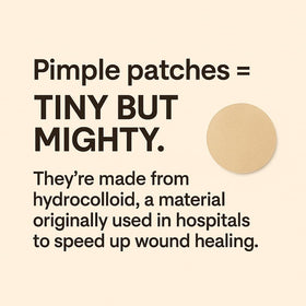 Meiiyo NOOD hydrocolloid patch absorbs moisture to support gentle care.