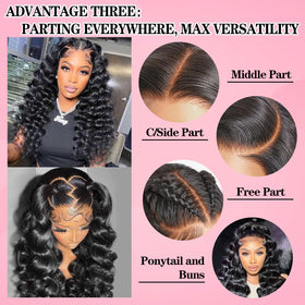 MEIMEI 100% real human hair wig for styling versatility