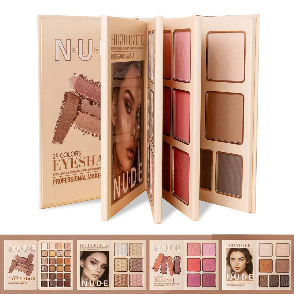 MeiPlumLai book palette cover, versatile 43-shade collection for diverse looks