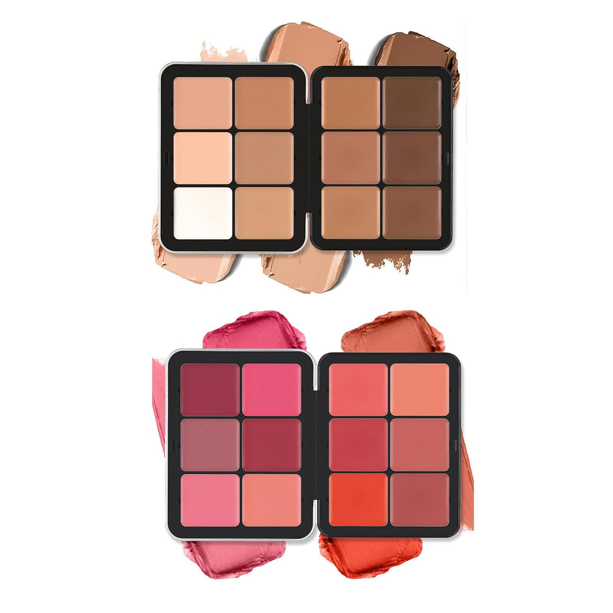 MeiPlumLai 12-color corrector palette close-up for versatile concealing and color correction.