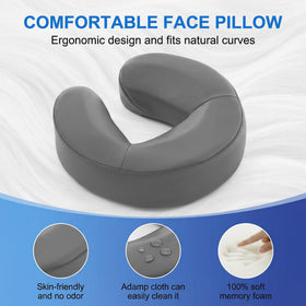 MEKEET portable headrest fitting securely on most mattresses
