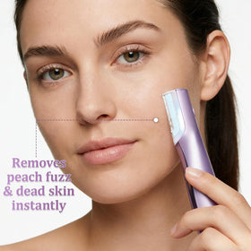 MEKEET Dermaplaning Tool ergonomic handle for comfortable grip