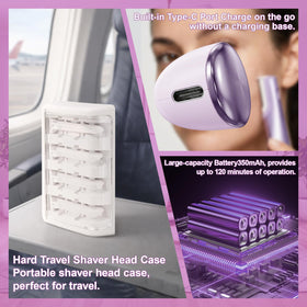 MEKEET Sonic Dermaplaning Tool charging via Type-C for convenience