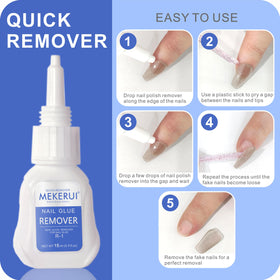 Mekerui waterproof nail finish suitable for daily activities.