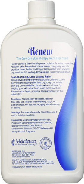 Melaleuca Renew non-greasy formula close-up demonstrates lightweight hydration.