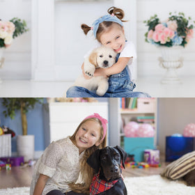 Melbelia wrapped elastic non-slip headband provides secure hold.