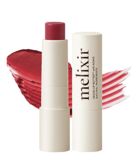 Melixir Vegan Lip Butter 12 colors sheer tint for everyday hydration.