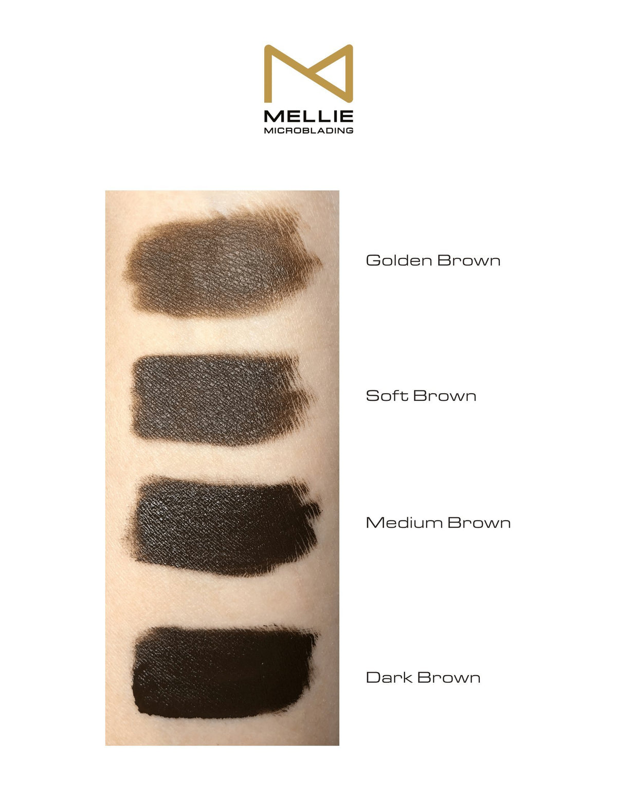 Mellie no-mixing-required pigment ready-to-use for efficient client sessions.