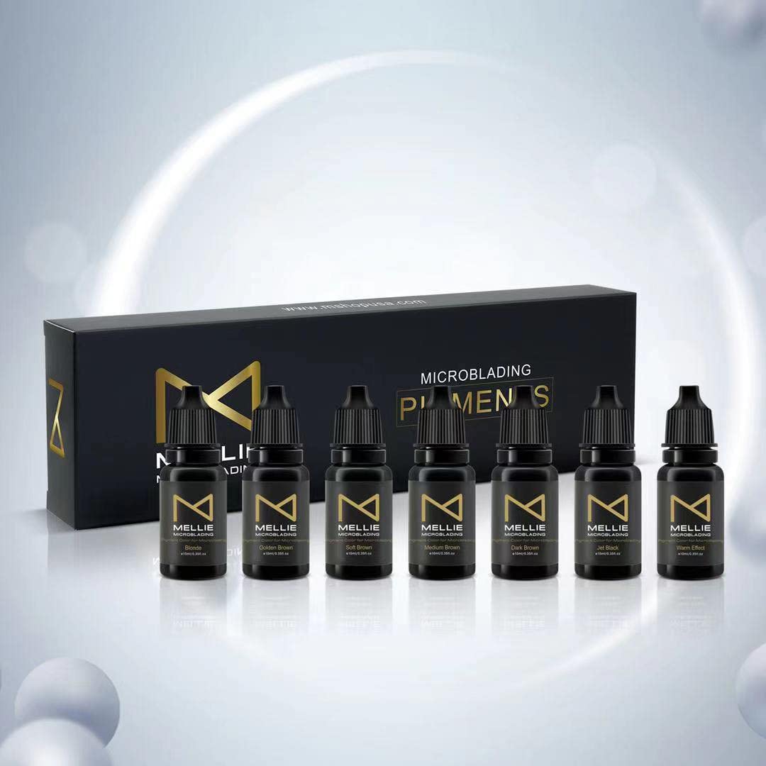 Mellie professional-grade brow pigment supports consistent microblading outcomes.