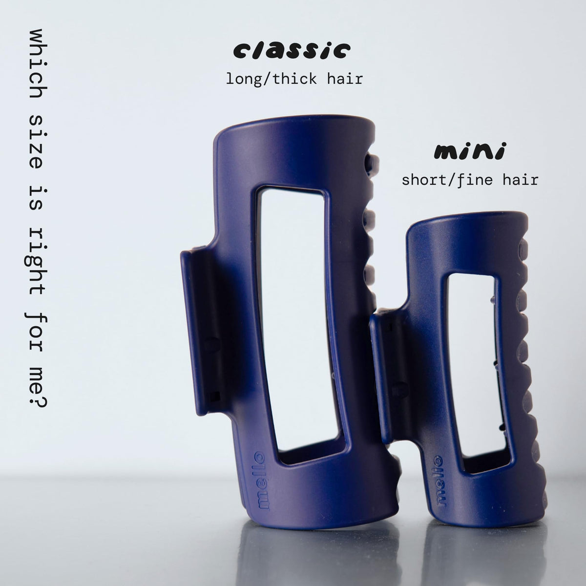 Mello clip flat against headrest blue shows comfortable movement with driving.