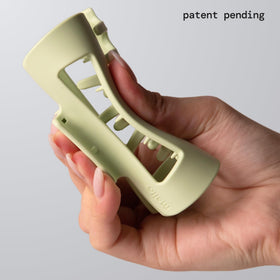 Mello CloudFlex clip flexes smoothly in green, showing bendable durability.